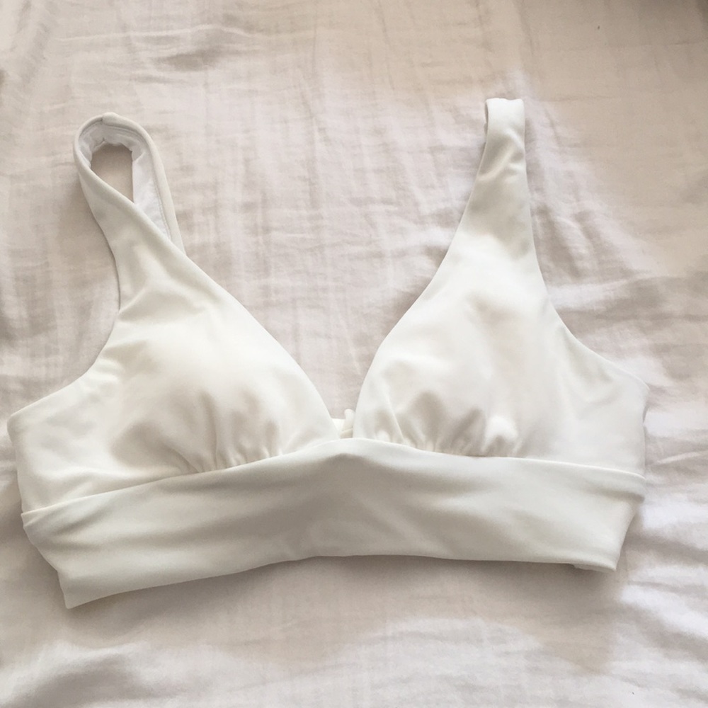 White Bikini Top